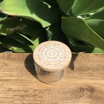 Glass Mandala Canister IV
