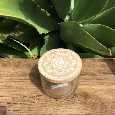 Glass Mandala Canister
