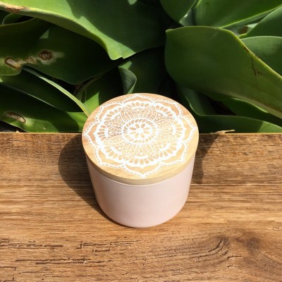 Pink Mandala Canister II