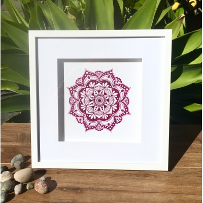 Fuschia Medium Mandala